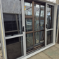 Light Grey Biparting Sliding Doors 2 H x 2.4 W #2542- See matching Slider
