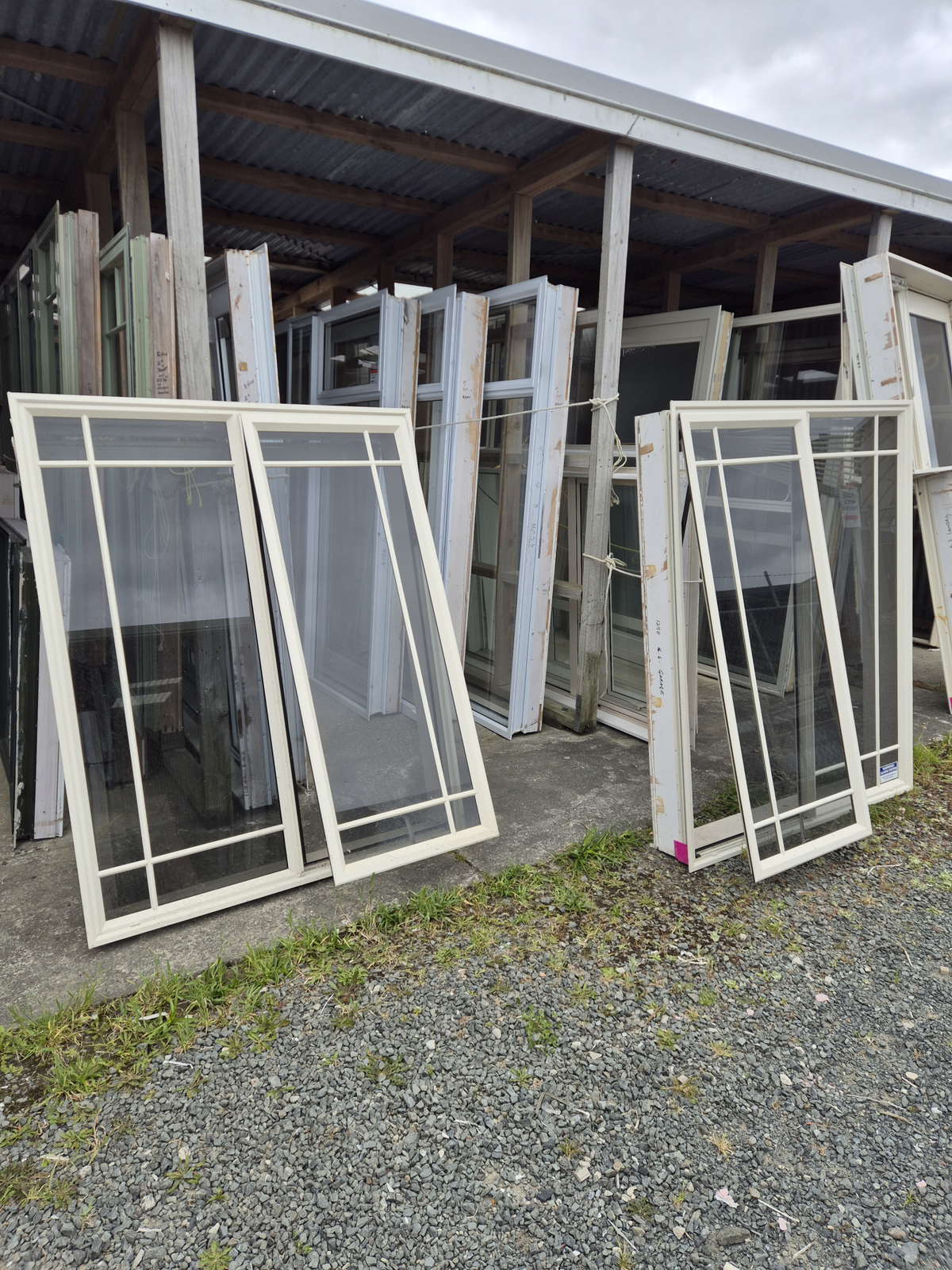 Cream Aluminium window 1490 H x 1200 W #2328