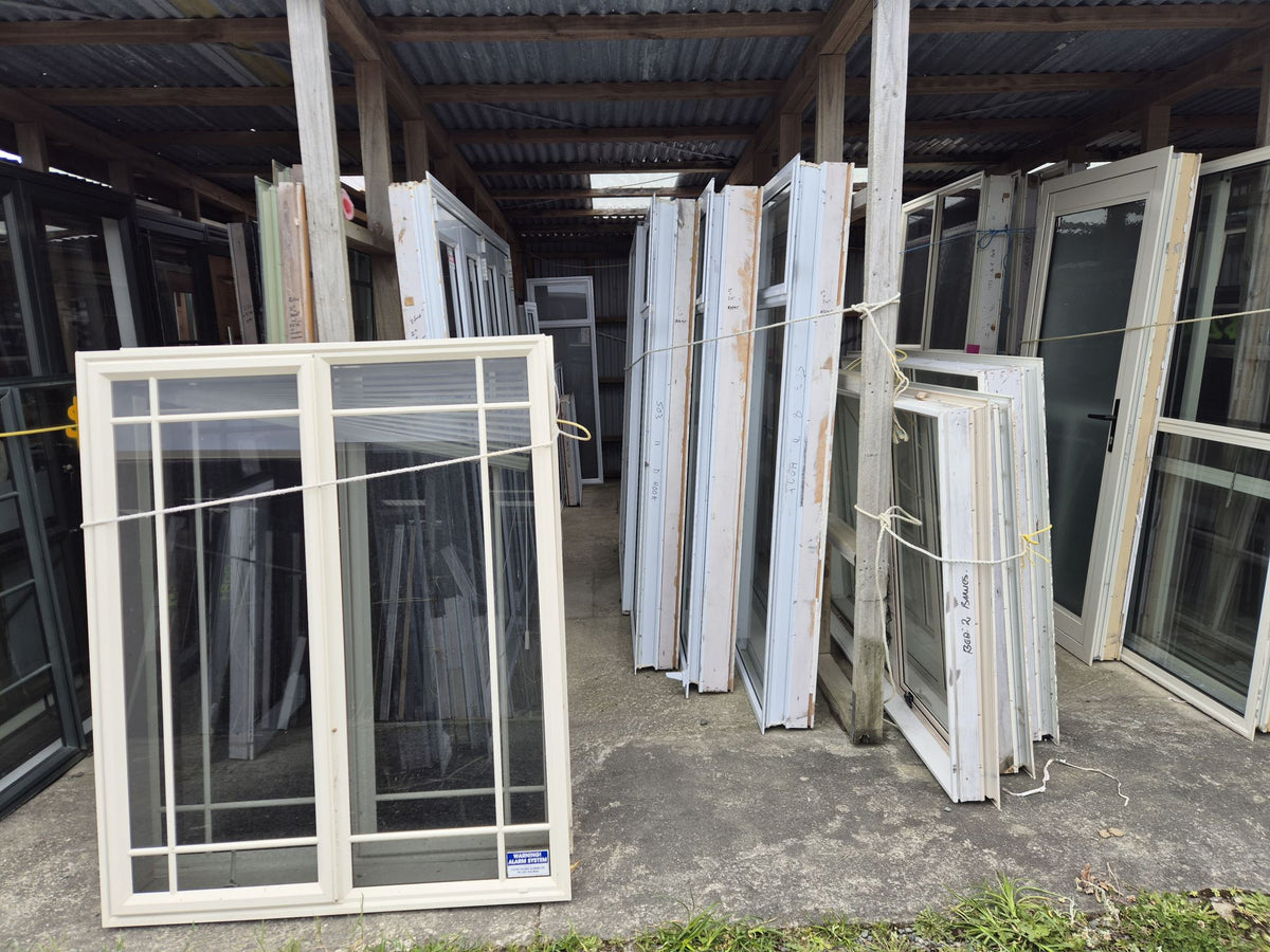 Cream Aluminium window 1490 H x 1200 W #2328