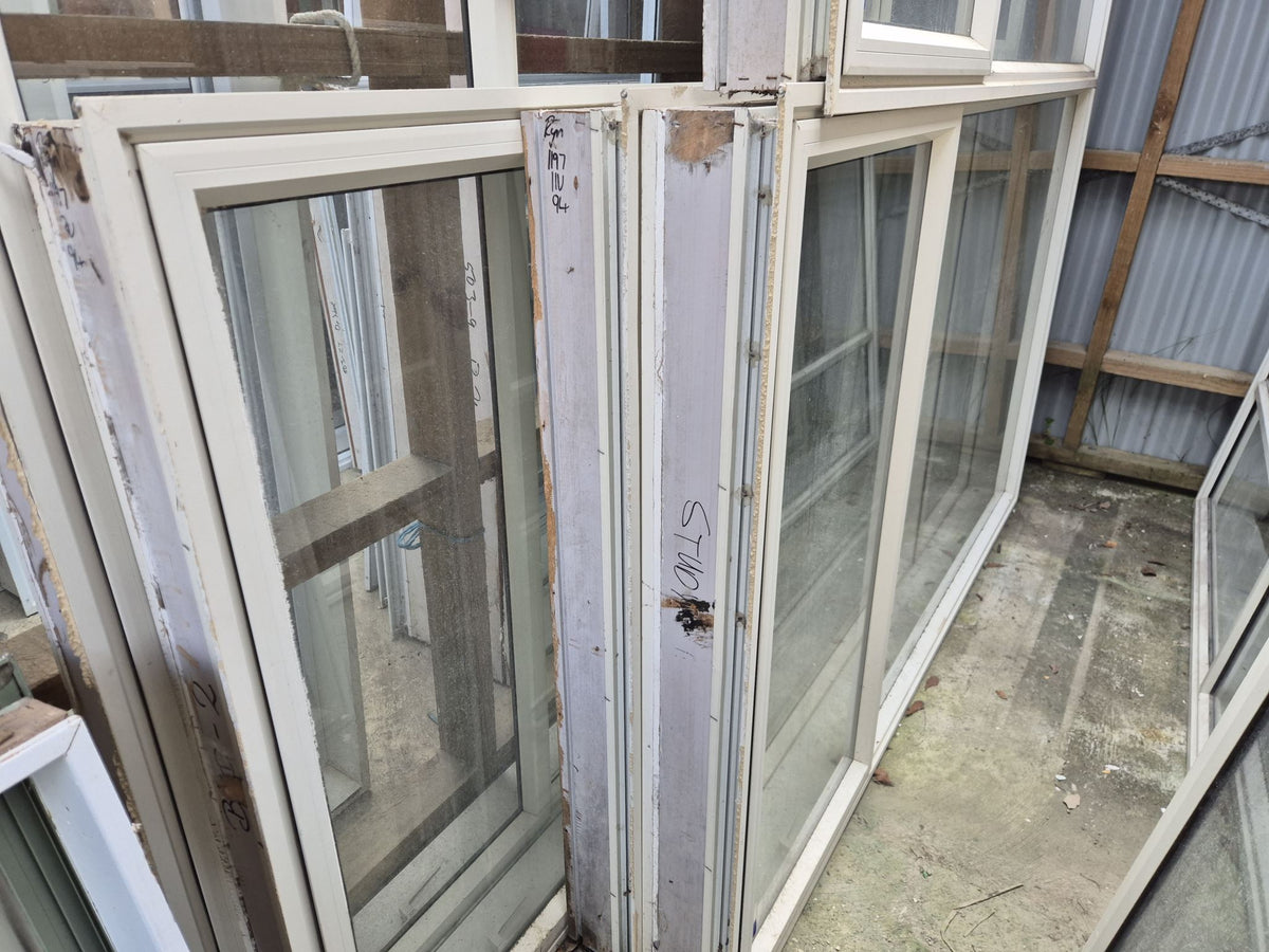 Off White Aluminium Door 2180 H x 800 W #2326