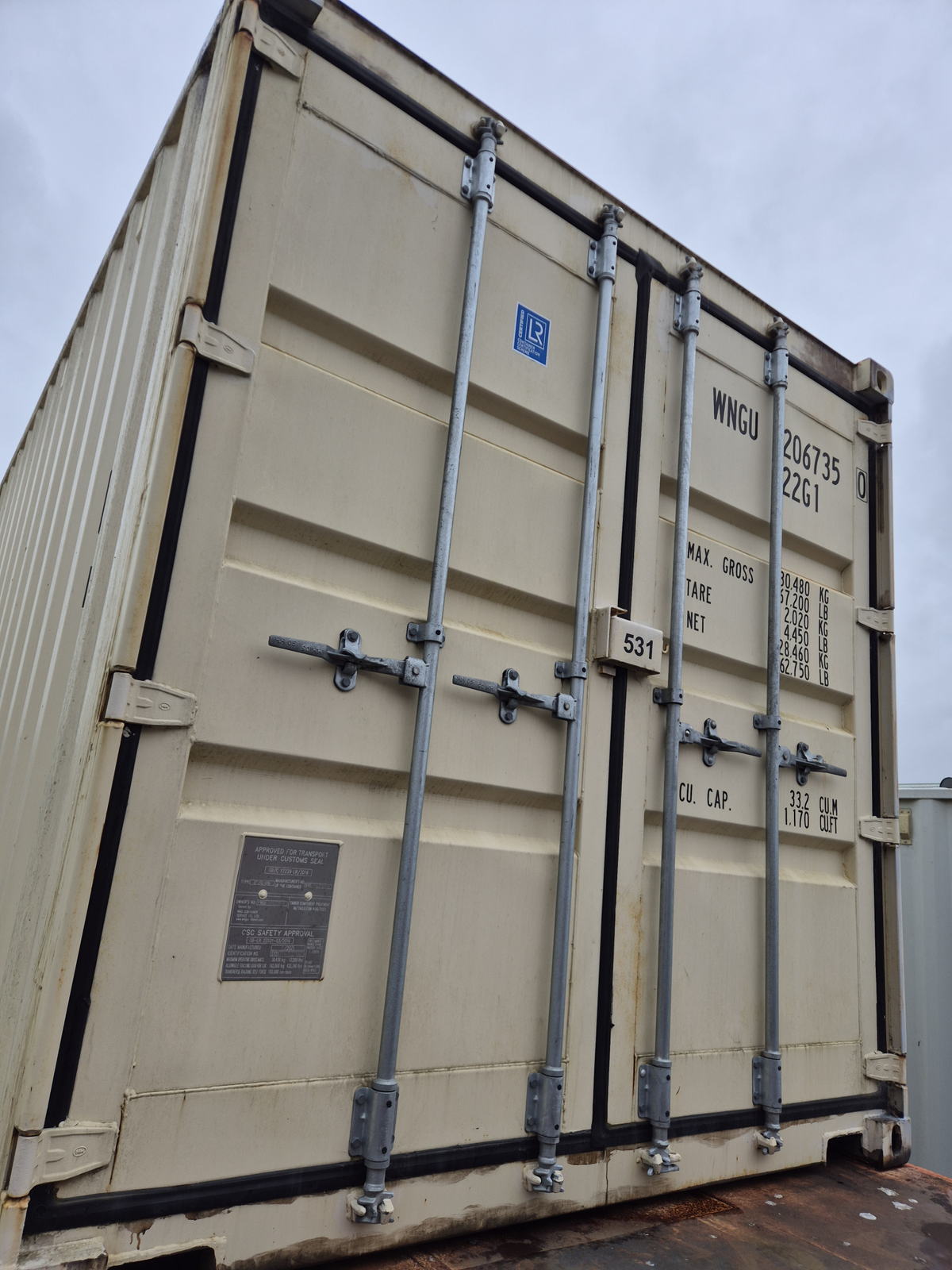 20ft Containers:- Side opening, Double doors, GP, High Cube New & Used