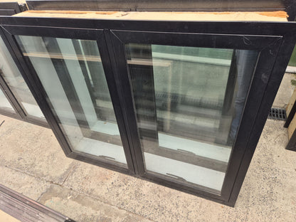 BLACK DOUBLE GLAZED WINDOW(S) 990 H x 1185 W #2560