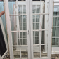 2x Colonial Wooden 8 lite French Doors, matching pair #2558