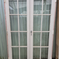 2x Colonial Wooden 8 lite French Doors, matching pair #2558