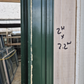 Permanent Green Bifold Door with outside entry 2 H x 2.2 W #2563