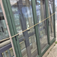 Permanent Green Bifold Door with outside entry 2 H x 2.2 W #2563