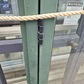 Permanent Green Bifold Door with outside entry 2 H x 2.2 W #2563