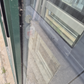 Permanent Green Bifold Door with outside entry 2 H x 2.2 W #2563