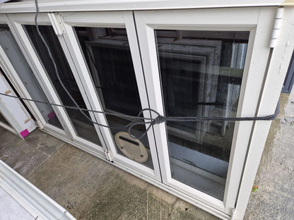 Cream Bifolding Window 1190 H x 2000 W #2371