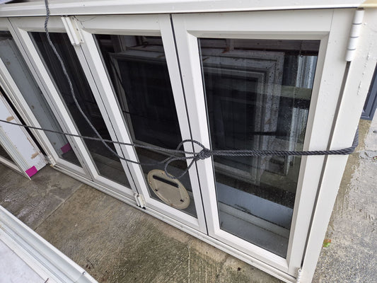 Cream Bifolding Window 1190 H x 2000 W #2371