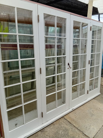 Colonial French doors, 10 lites 2120 H x 2860 W #2311