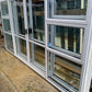 White Double Sliding Door Bi-parting 2 H x 3.6 W #2404