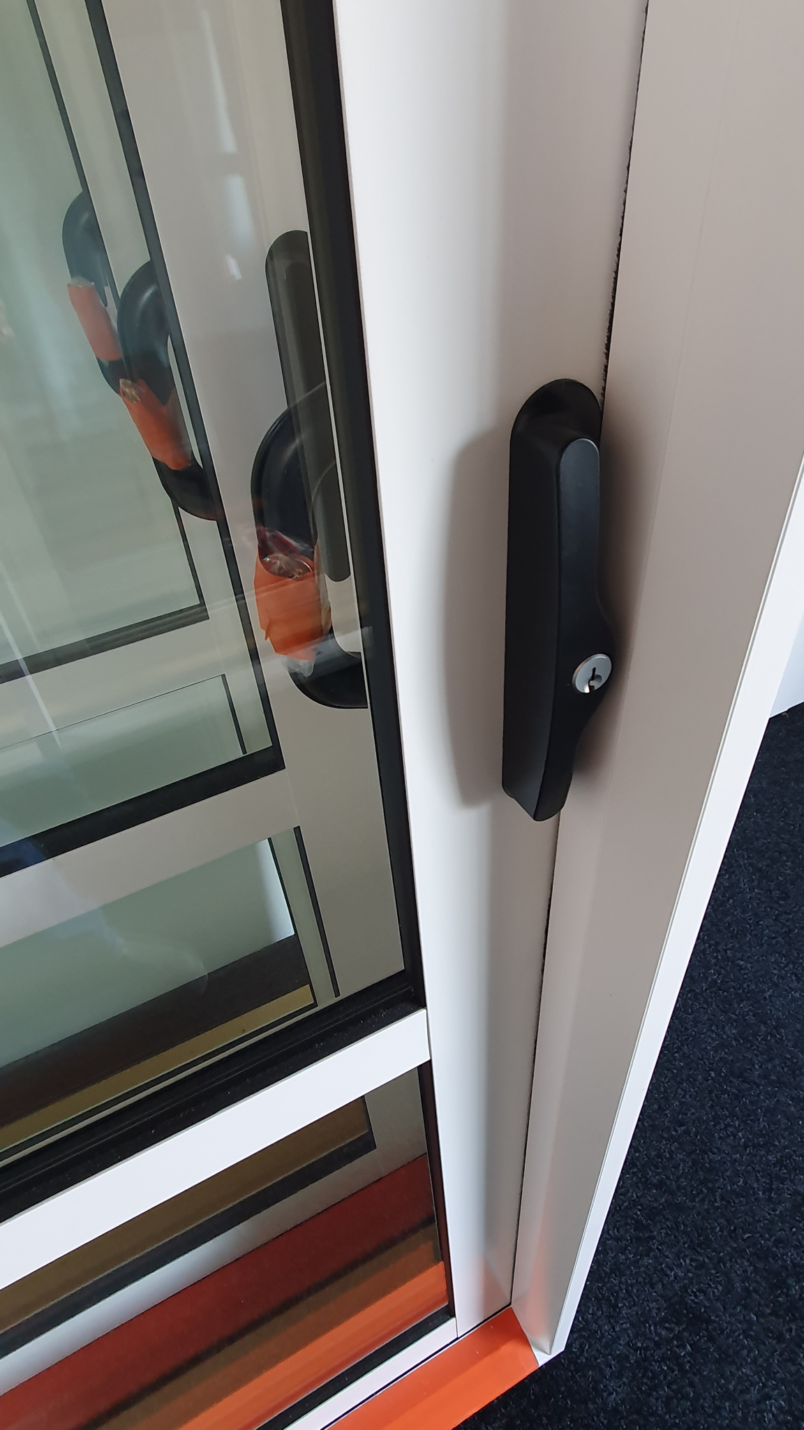 Glass Ranch Slider NEW White Double Glazed Ranchslider 2 H x 1.8 W with opening window ...
