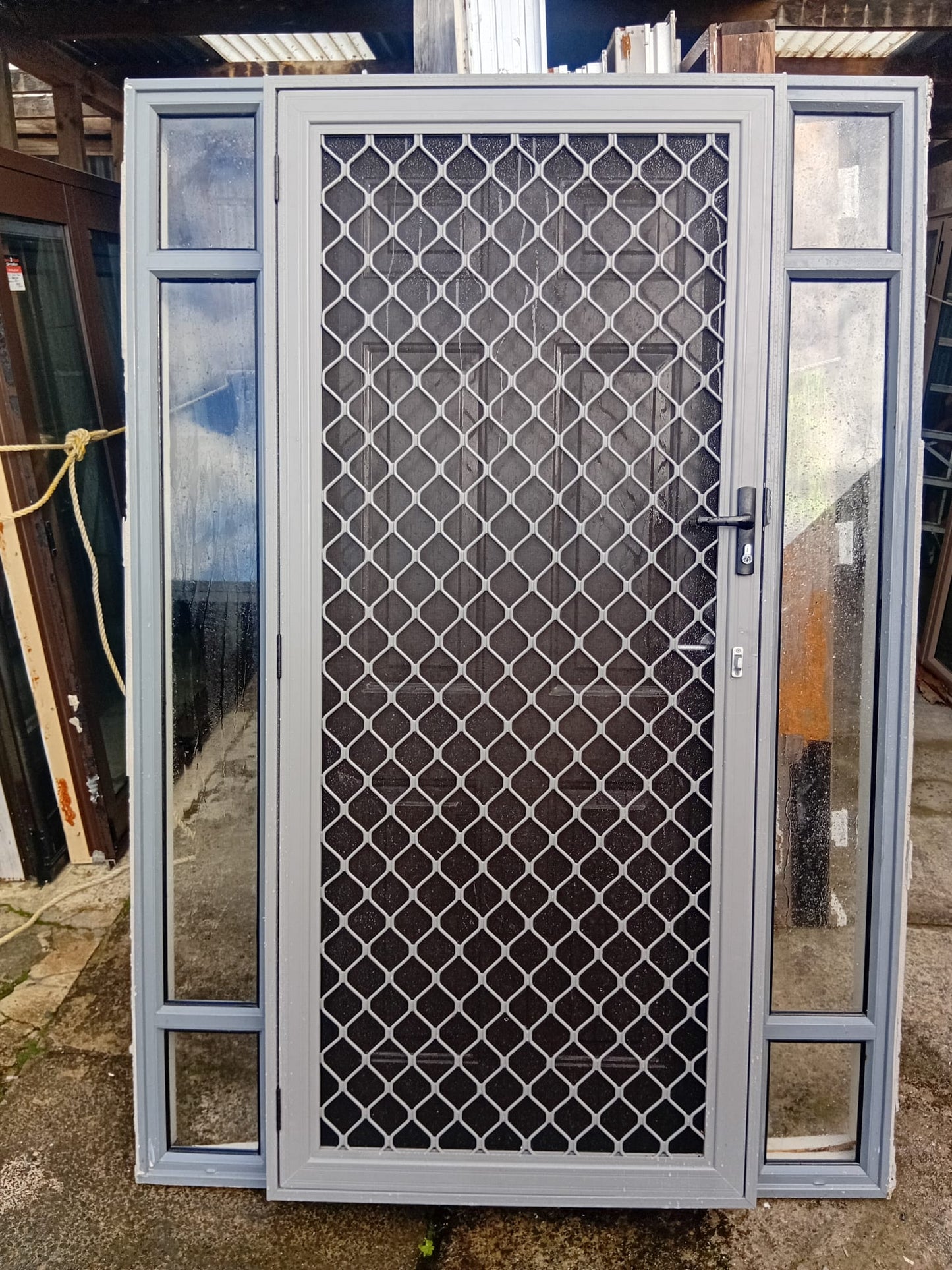 Entrance door with security door 2060 H x 1420 W #2062