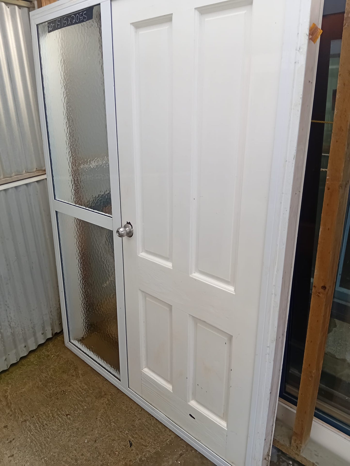 Job lot of White Aluminium Joinery, priced & will sell individually #2063