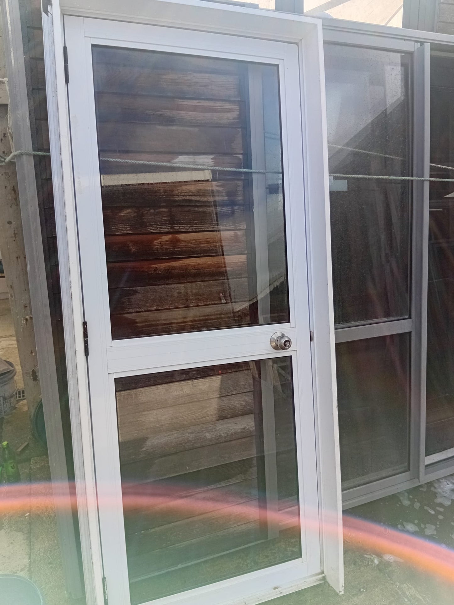 Job lot of White Aluminium Joinery, priced & will sell individually #2063
