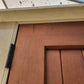 Matt Desert Sand Entranceway with Wooden Door and Sidelights 2275 H x 2100 W #SD2C