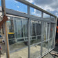 Silver Pearl Biparting Slider with 4 Opening Toplights 2300 H x 3235 W #RSB7