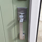 Double Glazed Grey Entranceway Door with Sidelight & Toplight 2400 H x 1630 W #SDI2
