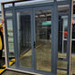 Denim Blue French Door with Opening Windows 2350 H x 2200 W #FDR7 - 2 available