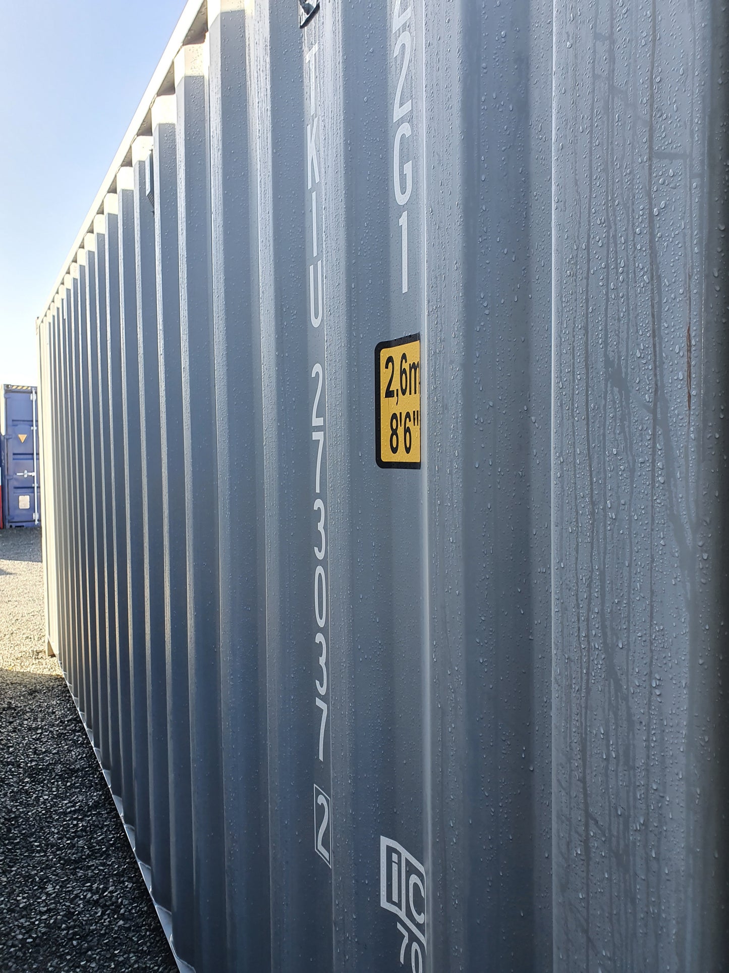 New / One Trip Grey 20ft Container - 2 available