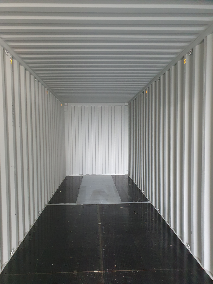 NEW One Trip High Cube 40ft Beige Shipping Container – Back 2 Wood ...