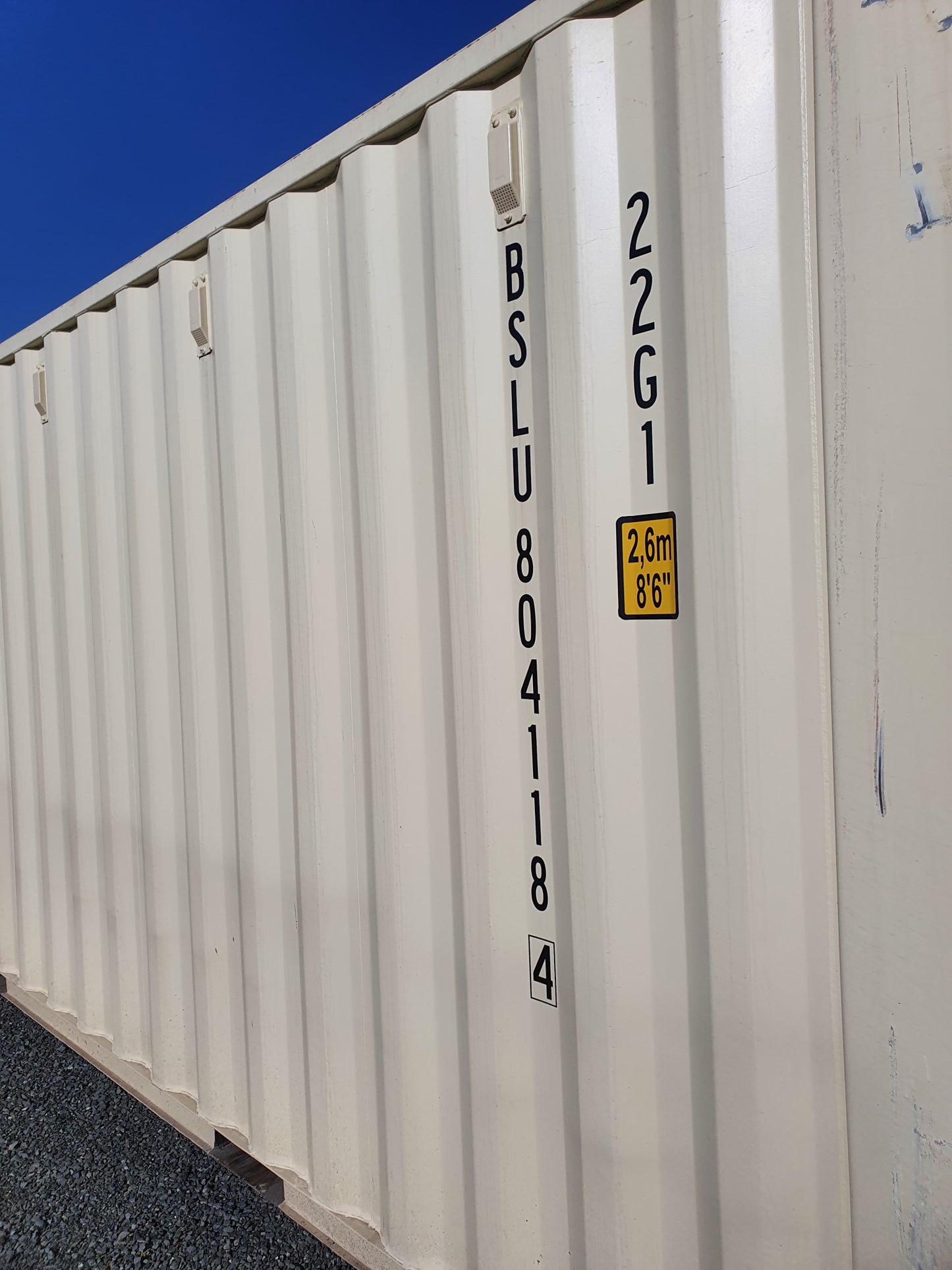 New / One Trip Beige 20ft Shipping Container