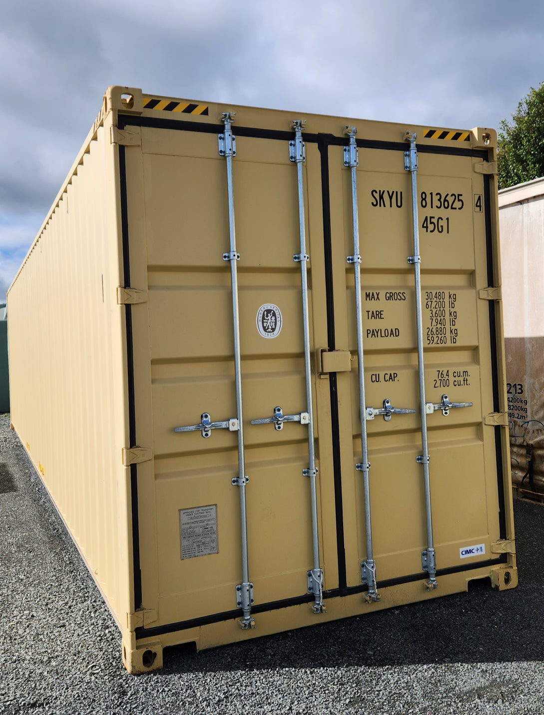 NEW One Trip High Cube 40ft Beige Shipping Container