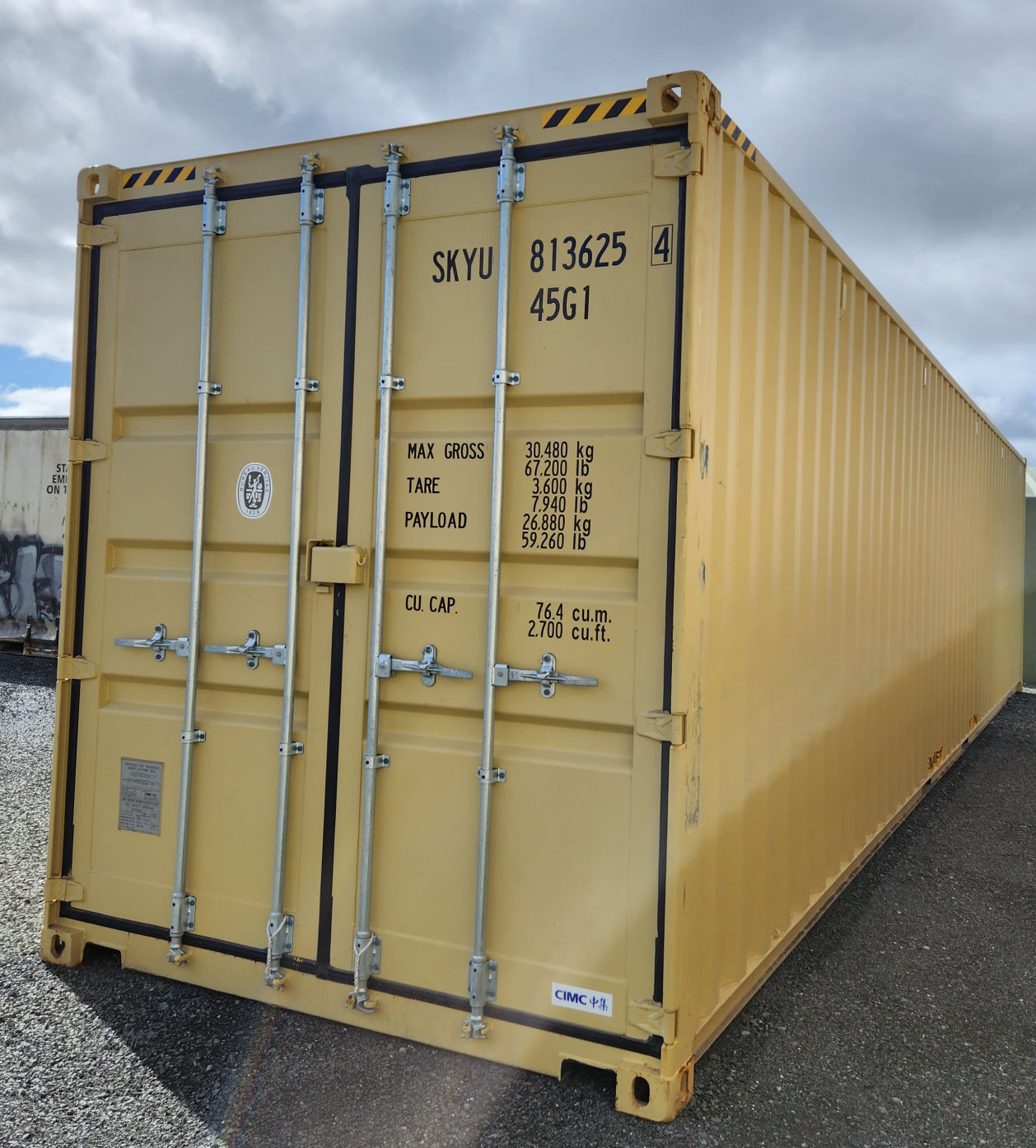 NEW One Trip High Cube 40ft Beige Shipping Container