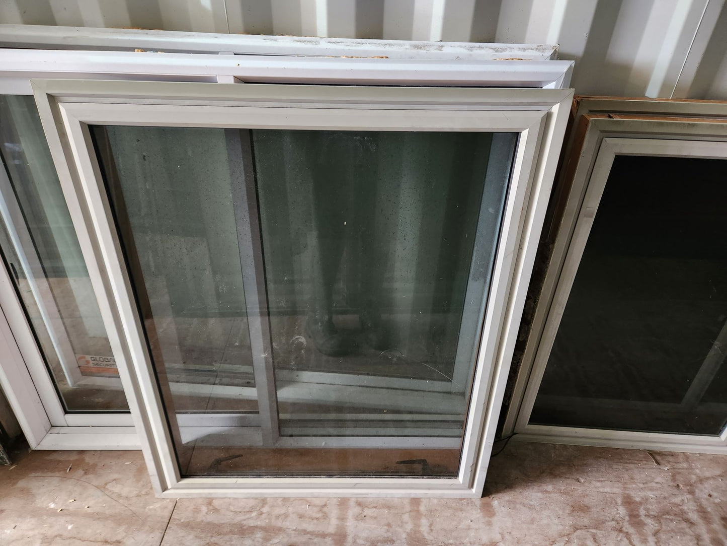 Mist Green Single Opening Window 1.1 m H x 900 mm W #W025