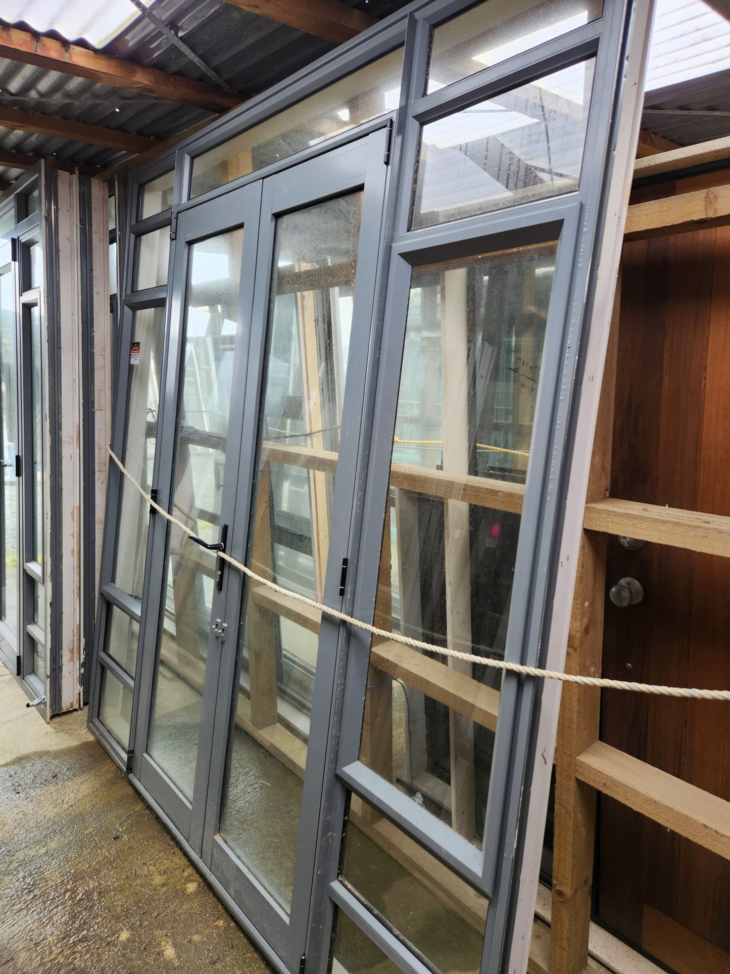 French Door with Opening Windows 2350 H x 2200 W #FDR8 (3 available)