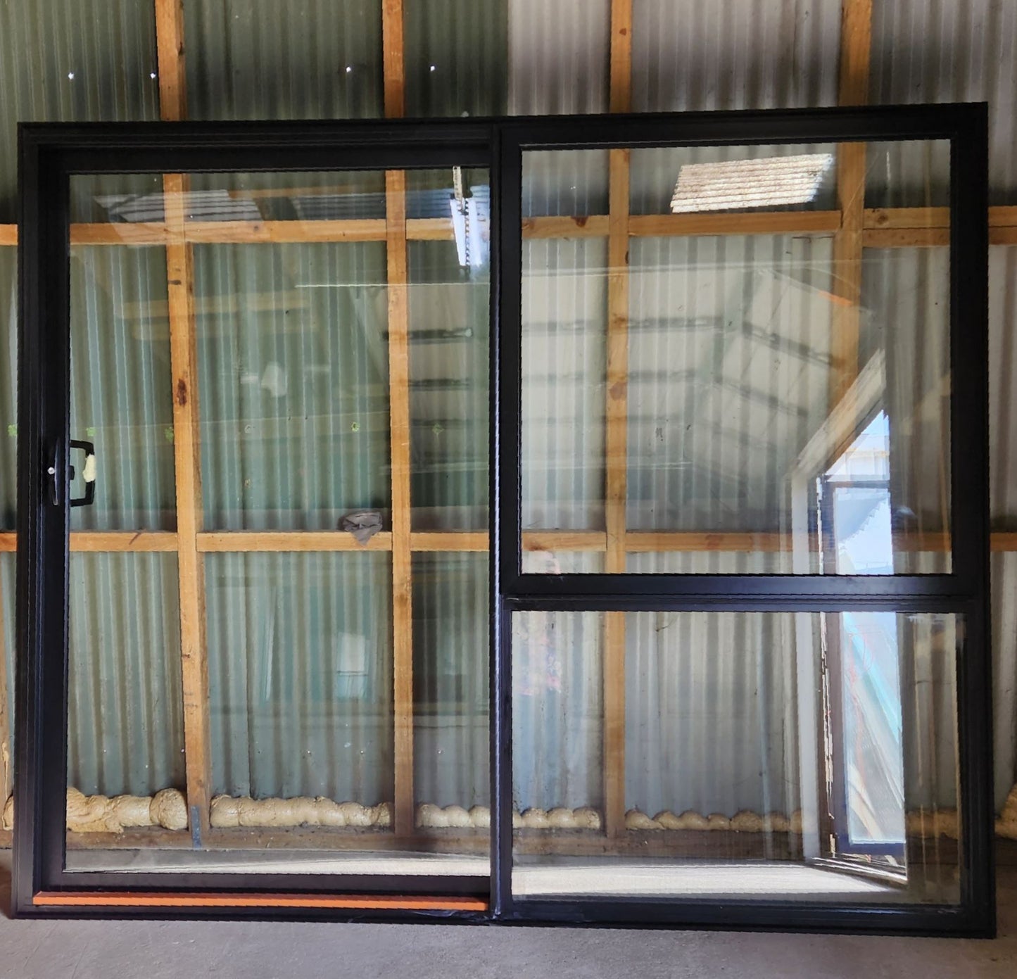 BRAND NEW Double Glazed Black / Ebony Ranchslider 2 m H x 2.4 m W #DG042 1 available