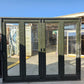 Double Glazed Karaka Green Bifolding Door 2.1 m H x 2.6 m W #BDE1