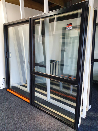 BRAND NEW Double Glazed Black / Ebony Ranchslider 2 m H x 2.4 m W #DG042 1 available