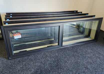 NEW Double Glazed Black / Ebony Opening Window 500 H x 1800 W #DG045 4 avail