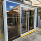 NEW Double Glazed Off White Stacker Slider 1870 H x 2415 W #DG018 ( 2 available)