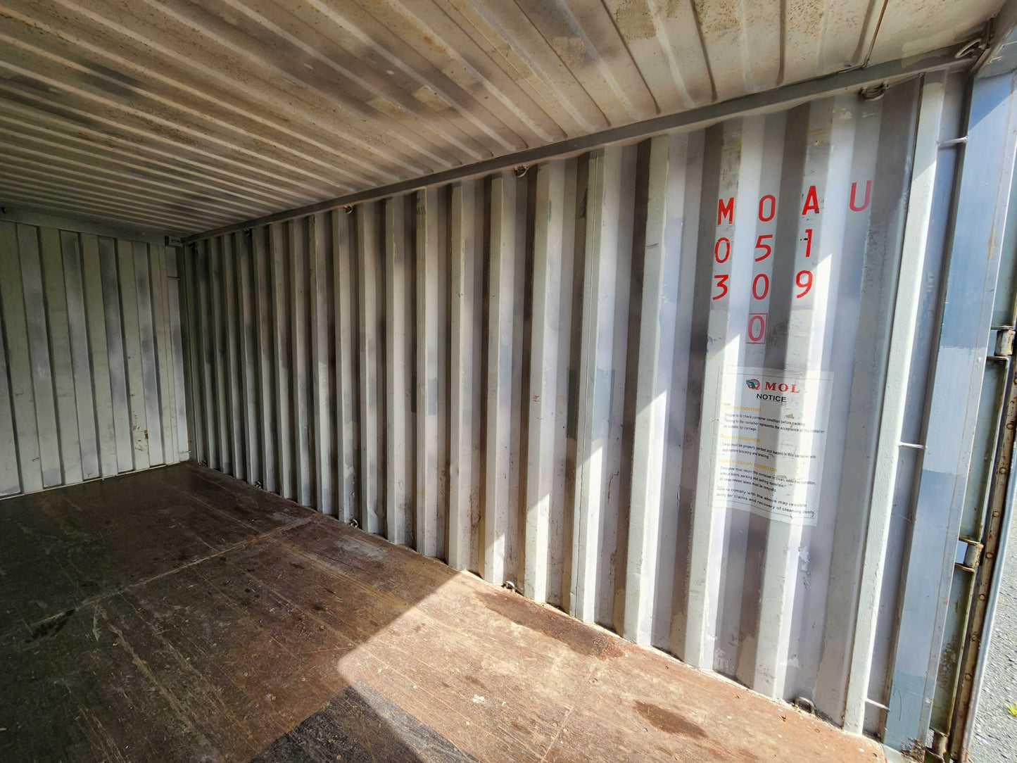 Dry B Grade 20ft Grey Shipping Container