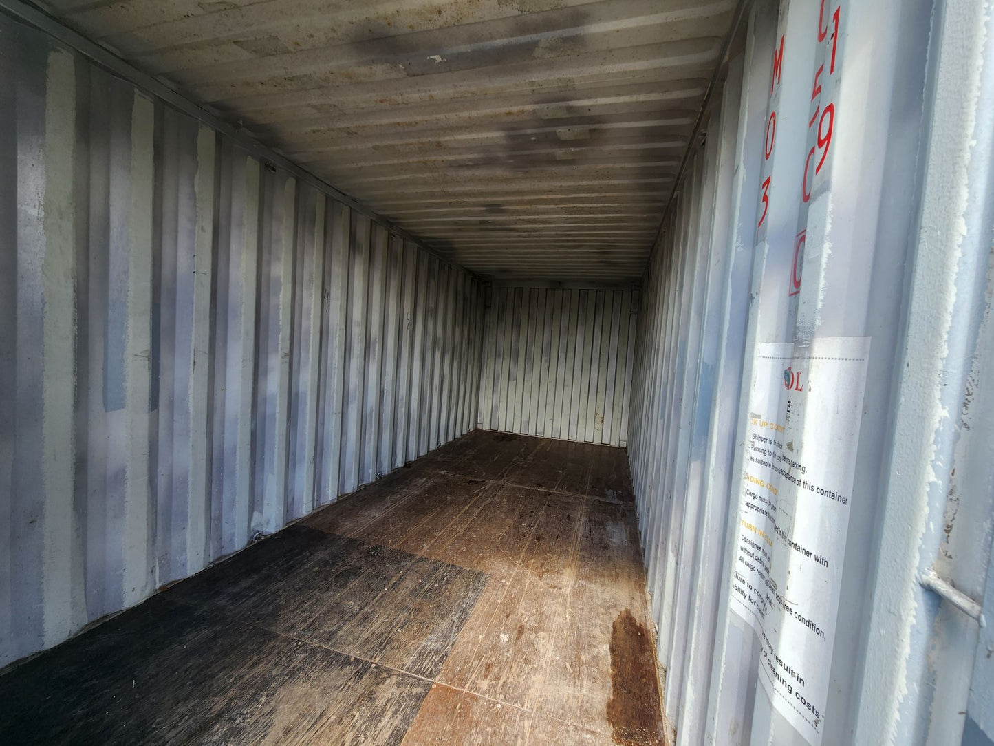 Dry B Grade 20ft Grey Shipping Container