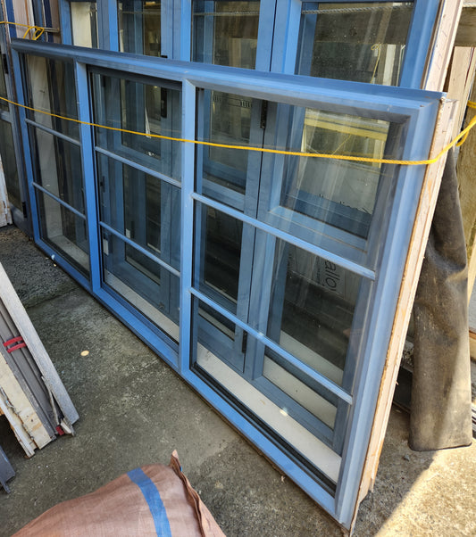 Pale Blue Sliding Window 1.1 H x 2.1 W #W047 (2 available)