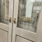 Denim Blue French Door with Wooden Doors 2050 H x 1300 W #FDU8 (6 available)