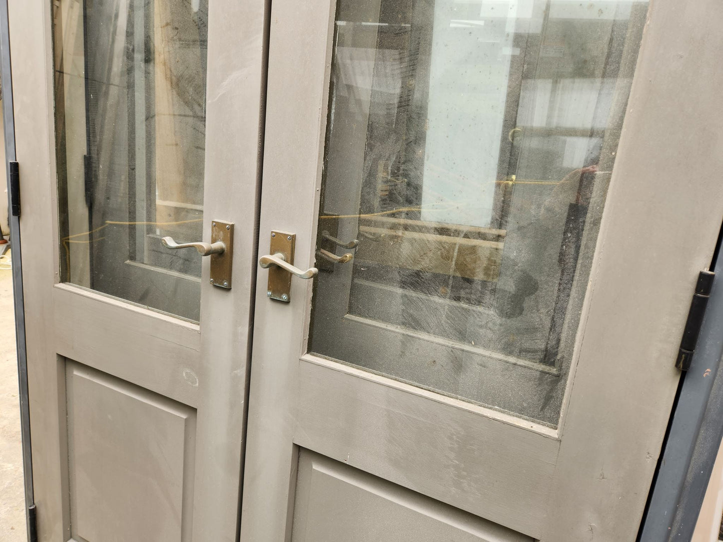 Wooden French Doors 2050 H x 1300 W #FDU8 (6 available)