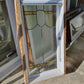 Leadlight Stained Glass Wooden Casement Opening Window 1200 H x 610 W #W074