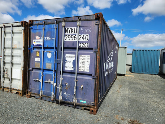 B Grade 20ft B Grade Blue Shipping Container