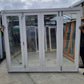 Double Glazed Wooden Bifolding Door 2225 H x 2590 W #BDE2 Stainless Steel Hinges